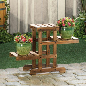 3-Tier Wooden Plant Stand
