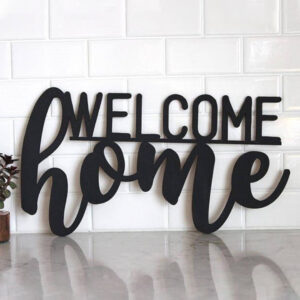 Welcome Home – Wooden Home Sign